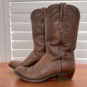 Lucchese Cowboy Boots. Size 10 1/2. “Bart”. Cowhide leather.